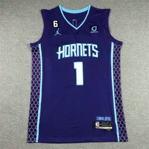 Maillot de Basket #1 Ball Hornets Statement Brodé